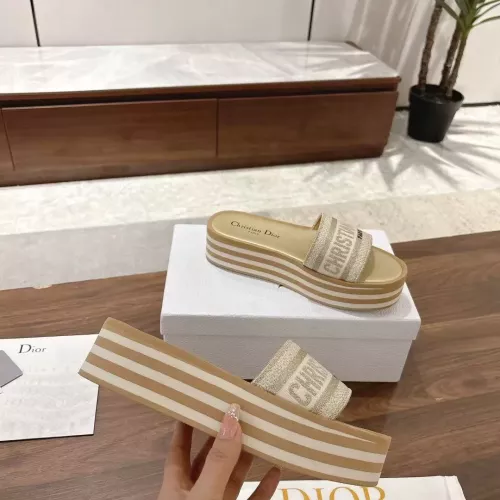 Replica Christian Dior Slippers For Women #1305938 $92.00 USD for Wholesale
