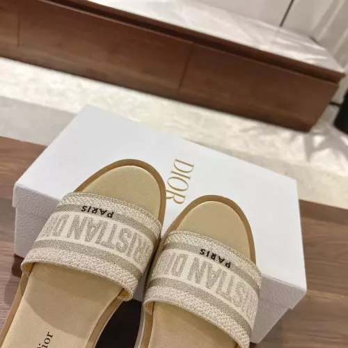 Replica Christian Dior Slippers For Women #1305938 $92.00 USD for Wholesale