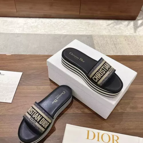 Replica Christian Dior Slippers For Women #1305939 $92.00 USD for Wholesale