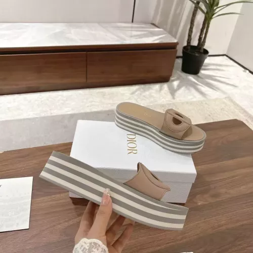 Replica Christian Dior Slippers For Women #1305943 $98.00 USD for Wholesale