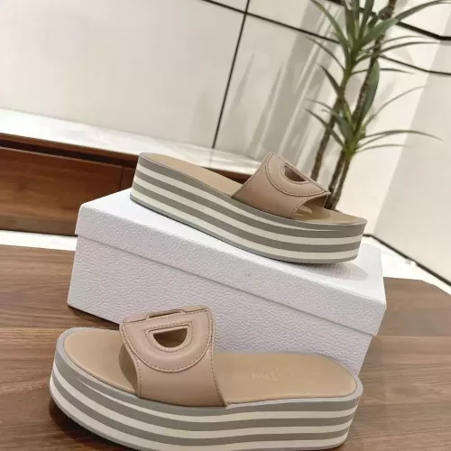 Replica Christian Dior Slippers For Women #1305943 $98.00 USD for Wholesale