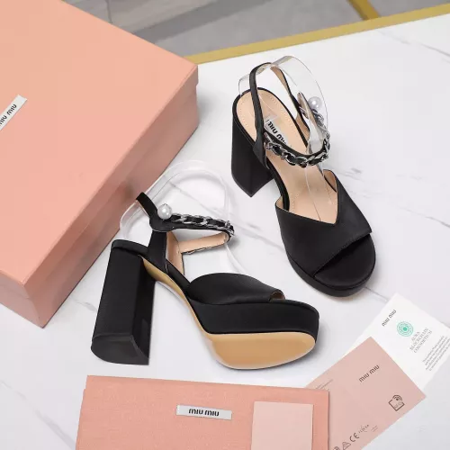 Replica MIU MIU Sandal For Women #1306094 $125.00 USD for Wholesale