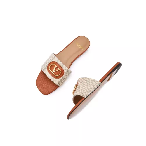 Replica Valentino Slippers For Women #1306154 $82.00 USD for Wholesale