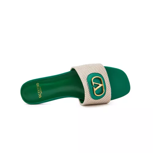 Replica Valentino Slippers For Women #1306156 $82.00 USD for Wholesale
