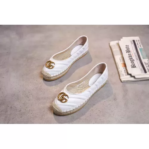 Replica Gucci Flat Shoes For Women #1306198 $76.00 USD for Wholesale