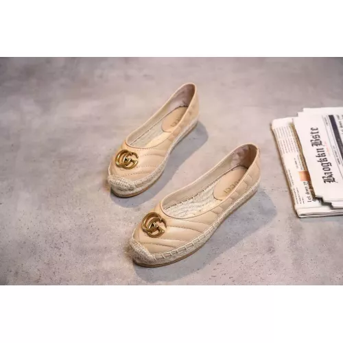 Replica Gucci Flat Shoes For Women #1306199 $76.00 USD for Wholesale