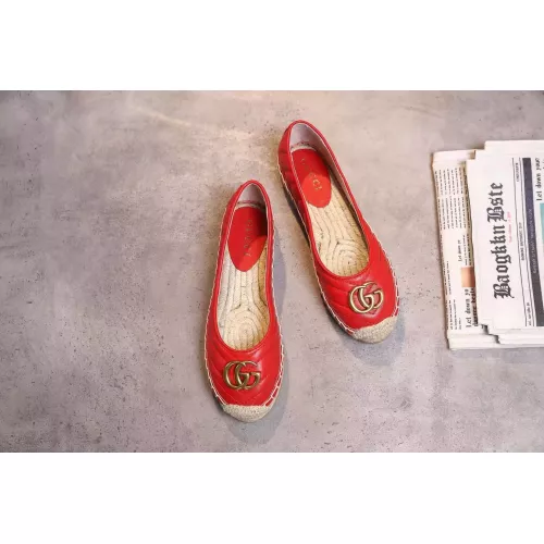 Replica Gucci Flat Shoes For Women #1306200 $76.00 USD for Wholesale