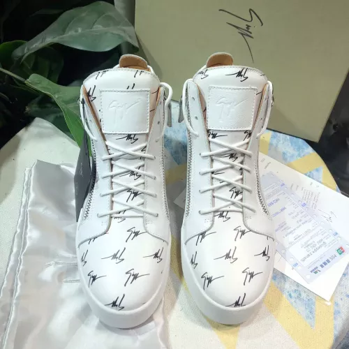 Replica Giuseppe Zanotti High Tops Shoes For Men #1306216 $98.00 USD for Wholesale