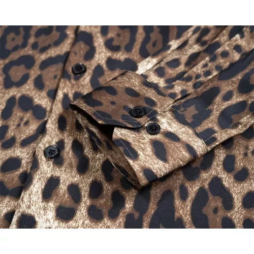Replica Dolce & Gabbana D&G Shirts Long Sleeved For Men #1306221 $48.00 USD for Wholesale