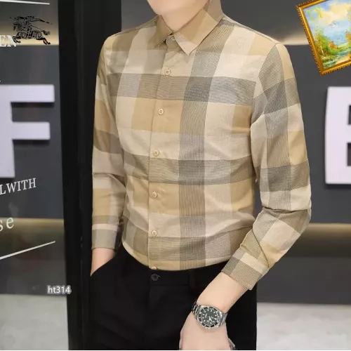 Replica Burberry Shirts Long Sleeved For Men #1306230 $40.00 USD for Wholesale