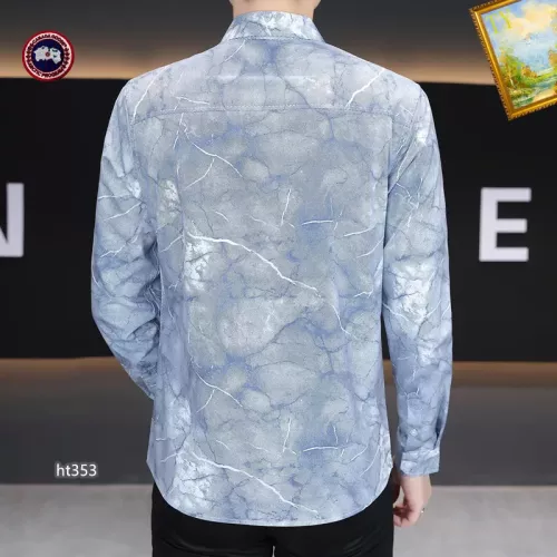 Replica Canada Goose Shirts Long Sleeved For Men #1306250 $40.00 USD for Wholesale