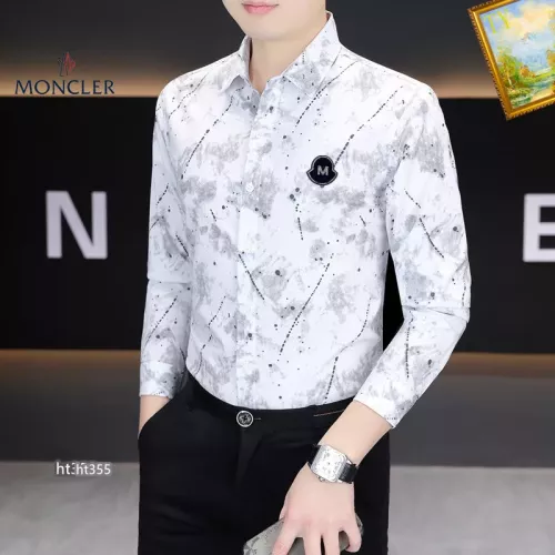 Replica Moncler Shirts Long Sleeved For Men #1306251 $40.00 USD for Wholesale