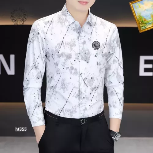 Replica Chrome Hearts Shirts Long Sleeved For Men #1306255 $40.00 USD for Wholesale