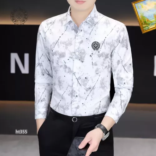 Replica Chrome Hearts Shirts Long Sleeved For Men #1306255 $40.00 USD for Wholesale
