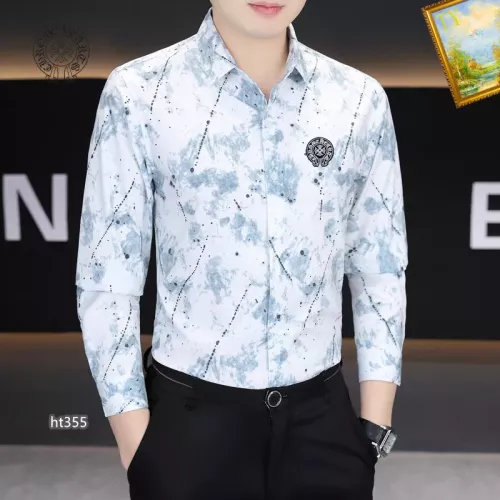 Replica Chrome Hearts Shirts Long Sleeved For Men #1306256 $40.00 USD for Wholesale