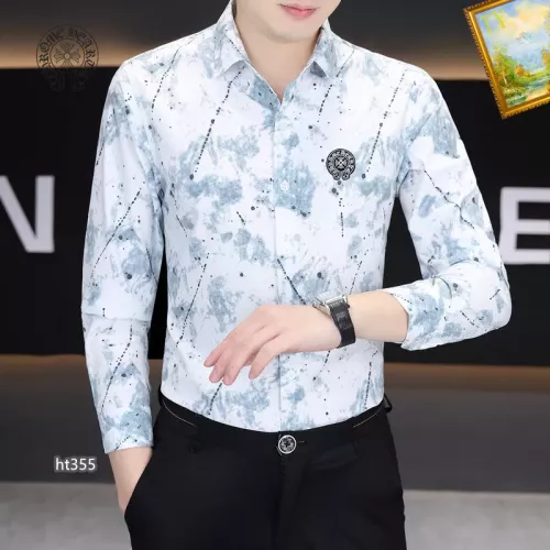 Replica Chrome Hearts Shirts Long Sleeved For Men #1306256 $40.00 USD for Wholesale