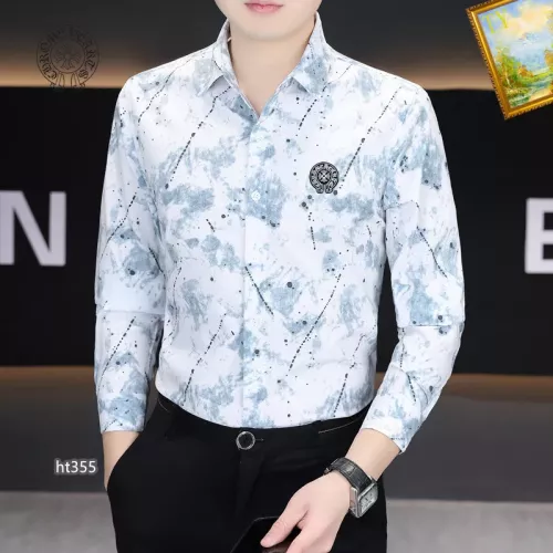 Replica Chrome Hearts Shirts Long Sleeved For Men #1306256 $40.00 USD for Wholesale