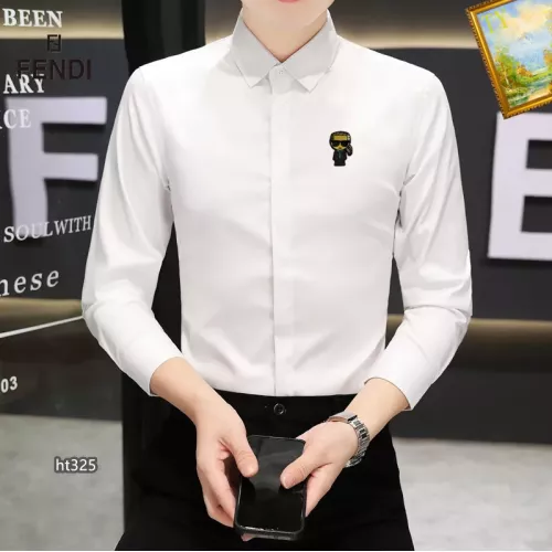 Fendi Shirts Long Sleeved For Men #1306261 $40.00 USD, Wholesale Replica Fendi Shirts