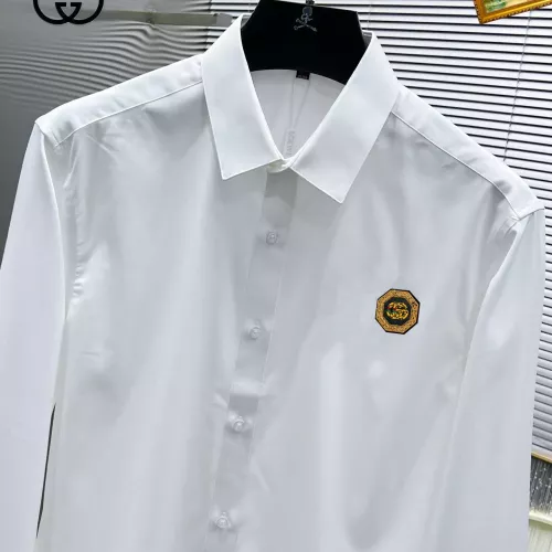 Replica Gucci Shirts Long Sleeved For Men #1306295 $40.00 USD for Wholesale