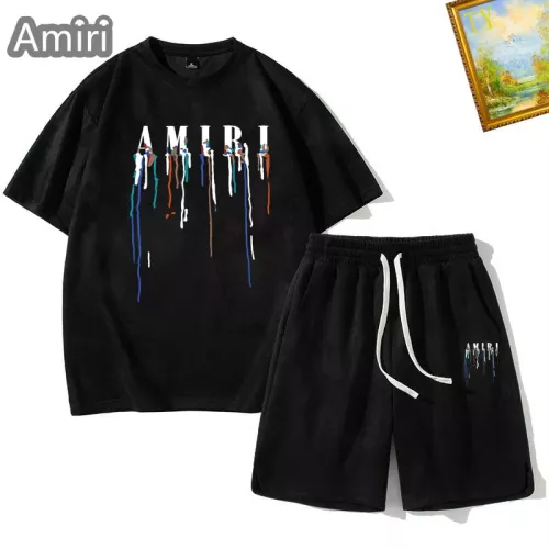 Amiri Tracksuits Short Sleeved For Men #1306446 $48.00 USD, Wholesale Replica Amiri Tracksuits
