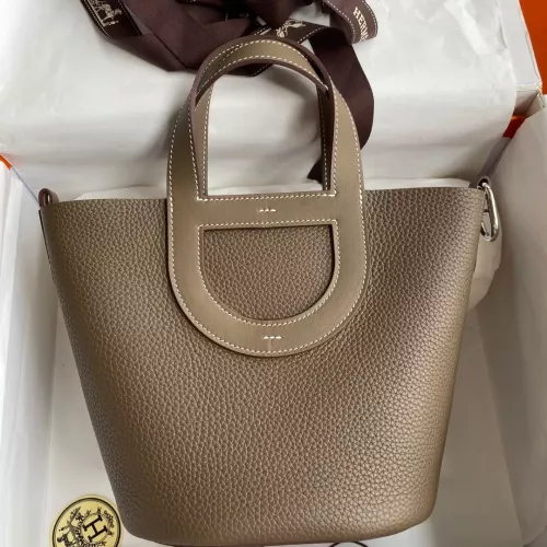 Hermes AAA Quality Handbags In Silver For Women #1306486