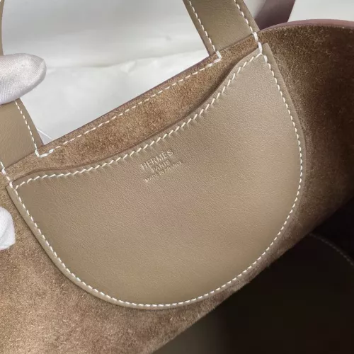 Replica Hermes AAA Quality Handbags In Silver For Women #1306486 $261.16 USD for Wholesale