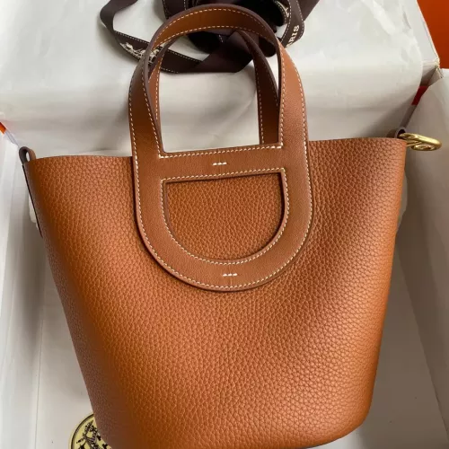 Hermes AAA Quality Handbags In Gold For Women #1306507