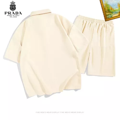 Replica Prada Tracksuits Short Sleeved For Men #1306532 $48.00 USD for Wholesale