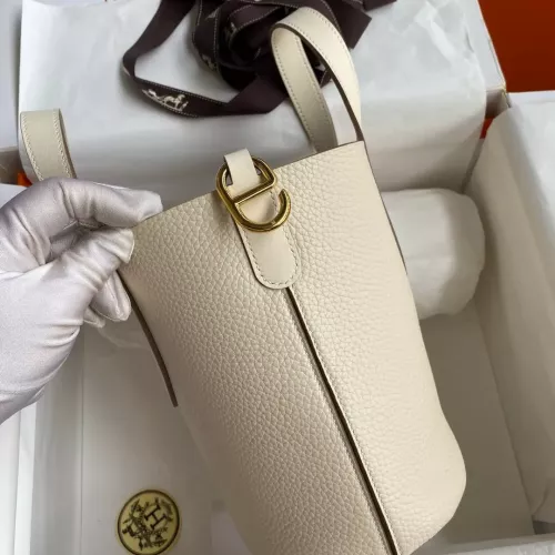 Replica Hermes AAA Quality Handbags In Gold For Women #1306543 $240.00 USD for Wholesale