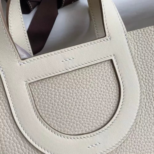 Replica Hermes AAA Quality Handbags In Silver For Women #1306546 $240.00 USD for Wholesale