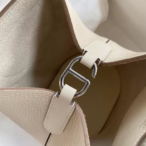 Replica Hermes AAA Quality Handbags In Silver For Women #1306546 $240.00 USD for Wholesale