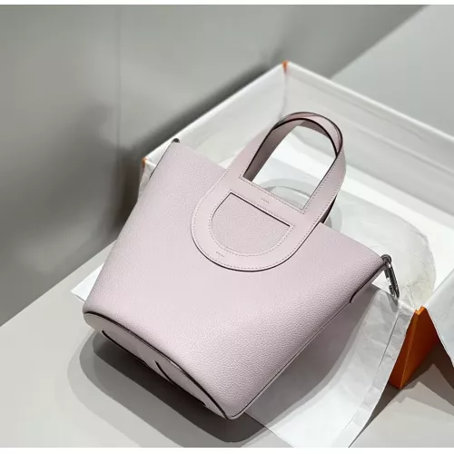 Replica Hermes AAA Quality Handbags In Silver For Women #1306553 $240.00 USD for Wholesale