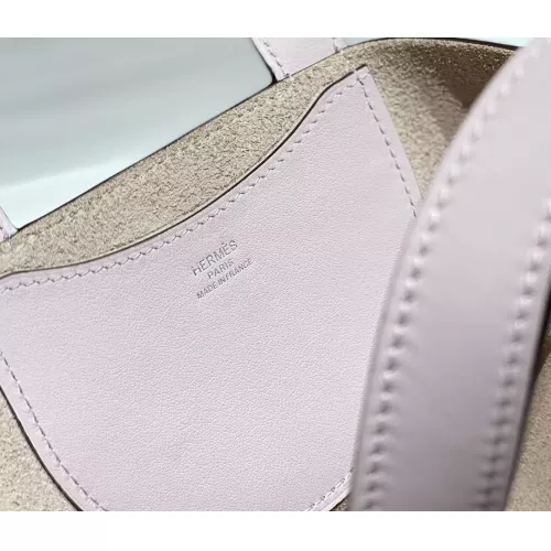 Replica Hermes AAA Quality Handbags In Silver For Women #1306553 $240.00 USD for Wholesale