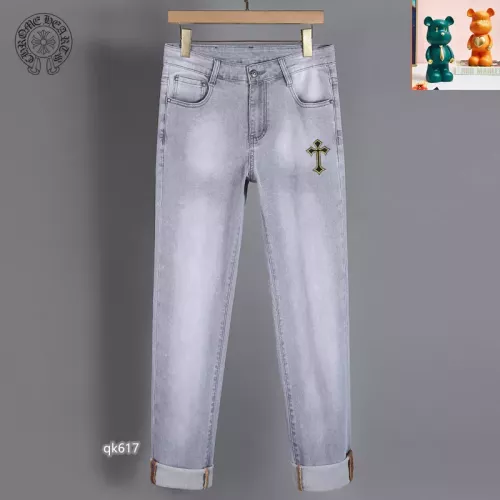 Replica Chrome Hearts Jeans For Men #1306715 $48.00 USD for Wholesale