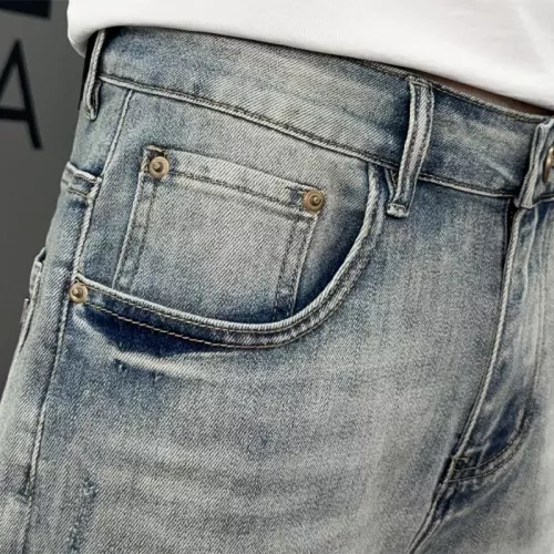 Replica Thom Browne TB Jeans For Men #1306734 $40.00 USD for Wholesale