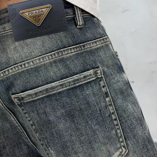 Replica Prada Jeans For Men #1306748 $40.00 USD for Wholesale