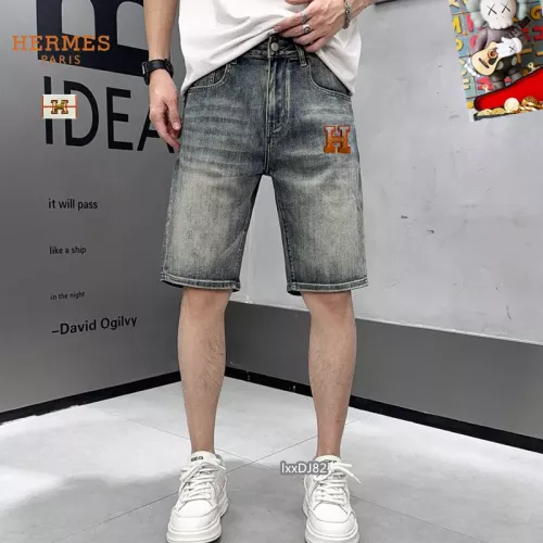 Replica Hermes Jeans For Men #1306753 $40.00 USD for Wholesale
