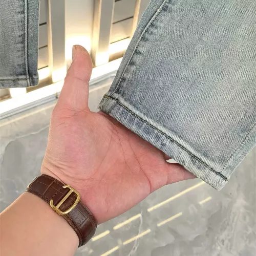 Replica Chrome Hearts Jeans For Men #1306802 $48.00 USD for Wholesale