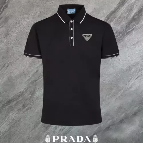 Prada T-Shirts Short Sleeved For Men #1306896