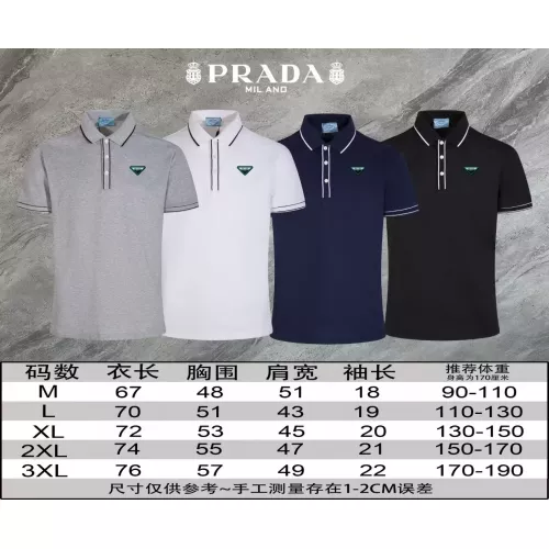 Replica Prada T-Shirts Short Sleeved For Men #1306913 $45.00 USD for Wholesale