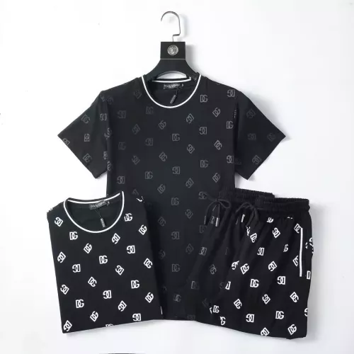 Replica Dolce & Gabbana D&G Tracksuits Short Sleeved For Men #1307102 $48.00 USD for Wholesale