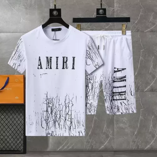 Amiri Tracksuits Short Sleeved For Men #1307112