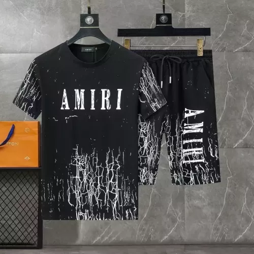 Amiri Tracksuits Short Sleeved For Men #1307113