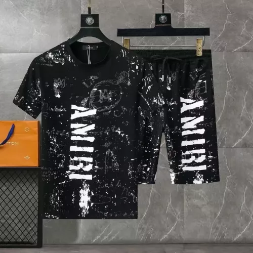 Amiri Tracksuits Short Sleeved For Men #1307115