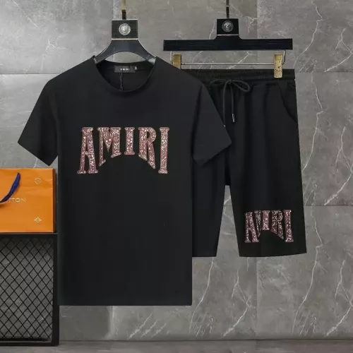 Amiri Tracksuits Short Sleeved For Men #1307117