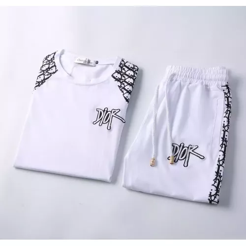 Replica Christian Dior Tracksuits Short Sleeved For Men #1307173 $48.00 USD for Wholesale