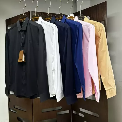 Replica Burberry Shirts Long Sleeved For Men #1307226 $42.00 USD for Wholesale