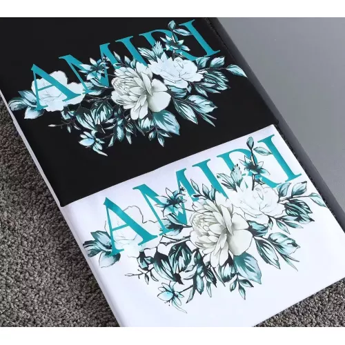 Replica Amiri T-Shirts Short Sleeved For Men #1307249 $29.00 USD for Wholesale