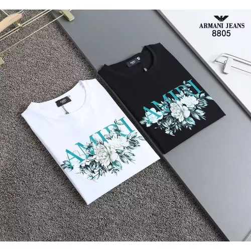 Replica Amiri T-Shirts Short Sleeved For Men #1307249 $29.00 USD for Wholesale