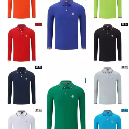 Replica Moncler T-Shirts Long Sleeved For Men #1307375 $39.00 USD for Wholesale